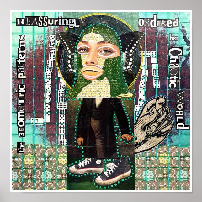 Die geometrischen Muster von Natalie Schorr Poster (Vorne)