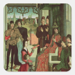 Die Gerechtigkeit des Kaisers Otto: Versuch durch Quadratischer Aufkleber