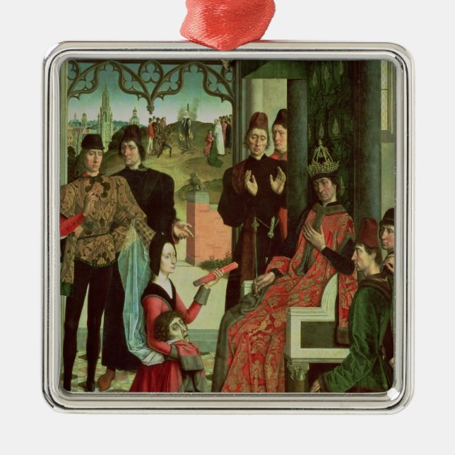 Die Gerechtigkeit des Kaisers Otto: Versuch durch Silbernes Ornament (Vorne)