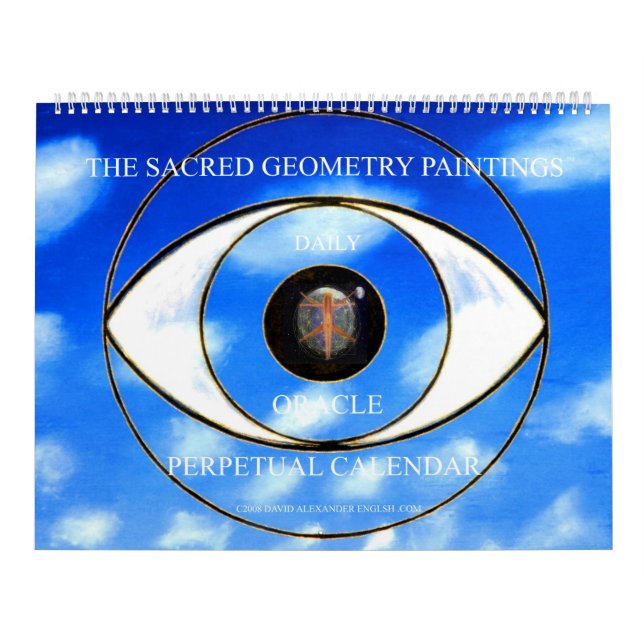 DIE GESACRED GEOMETRY PAINTININTINIEREN PERPETUELL KALENDER (Titelbild)