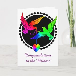 Die gesamte Liebe des Regenbogens taucht in Lesbia Karte