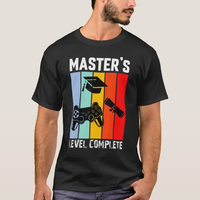Die gesamte Rollen-Rolle des Master-Niveaus hinter T-Shirt (Vorderseite)
