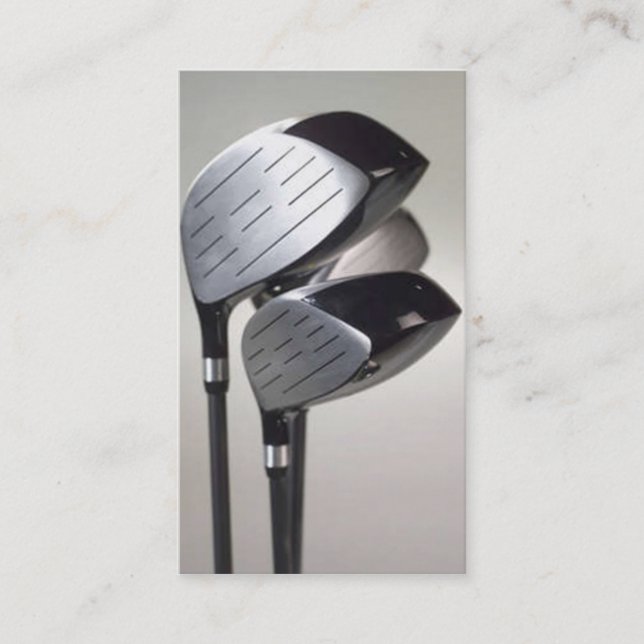 DIE GESCHÄFTSKARTE "GOLF ENTHUSIAST" VISITENKARTE (Vorderseite)