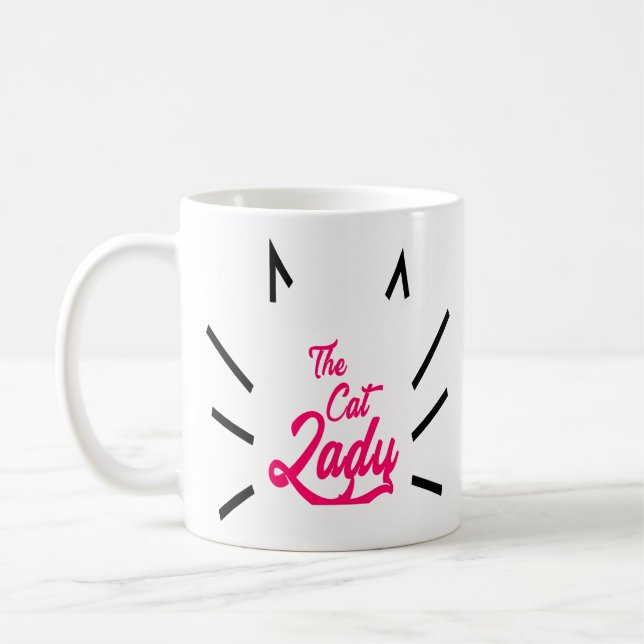 Die Geschenk-Ideen Katzen-Damen-Funny Cat Lovers Kaffeetasse (Links)
