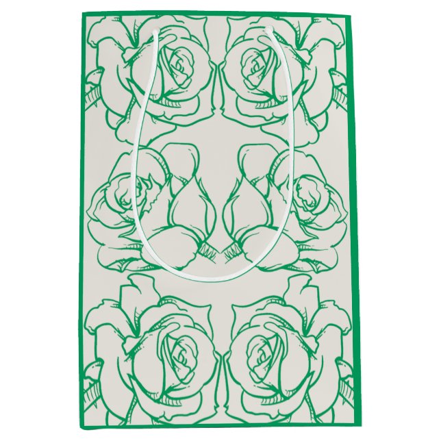 Die Geschenktasche für die Rose des Kulturerbes Mittlere Geschenktüte (Vorderseite)