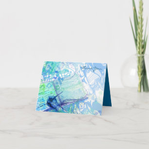 DIE GESCHICHTE Bar Bat Mitzvah Dankeschön Karte