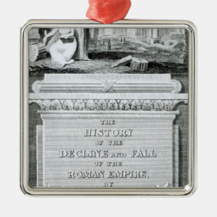 Die Geschichte der Abnahme und Fall von römischem Silbernes Ornament