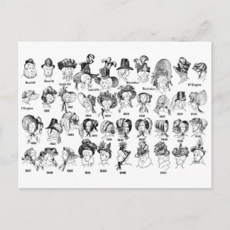 Die Geschichte der Frauenhass Postkarte