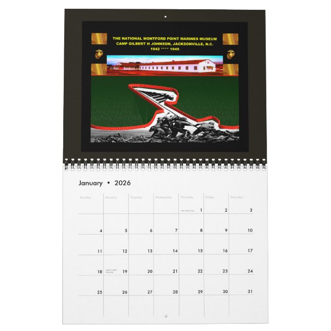 Die Geschichte der Marines von Montford Point Kalender (Jan 2026)