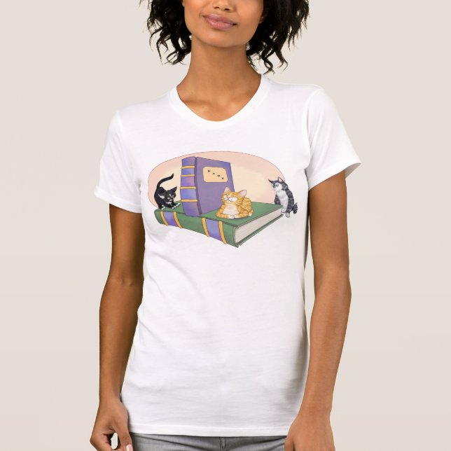 Die Geschichte der Miezekatze T-Shirt (Vorderseite)
