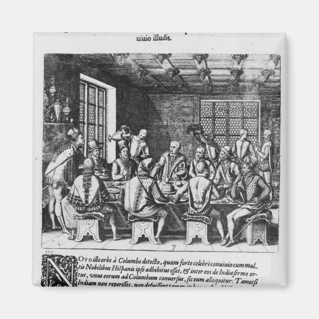 Die Geschichte des Eiers von Christoph Kolumbus Magnet (Vorne)