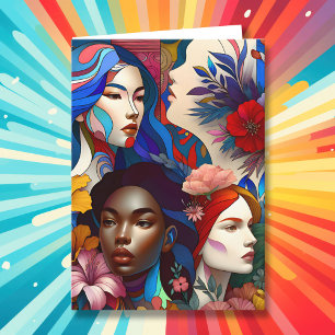 Die Geschichte des Internationalen Frauentags Karte