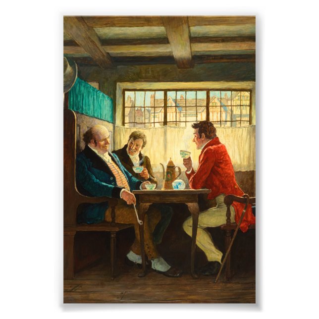 Die Geschichte des Kaffees von Newell Convers Wyet Fotodruck (Vorne)