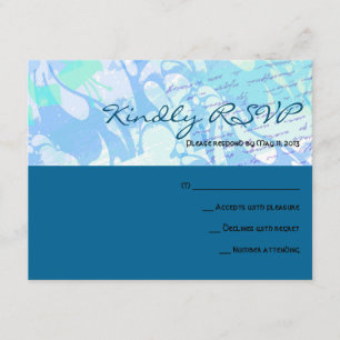 Die Geschichte des Schriftstellers Bar/Bat-Mizwa-A RSVP Karte