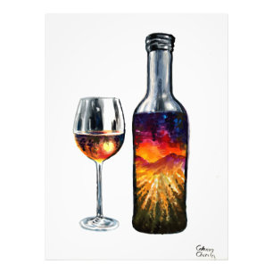 Die Geschichte des Weins Fotodruck