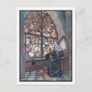 Die Geschichte seiner Großmutter von Edmund Dulac Postkarte