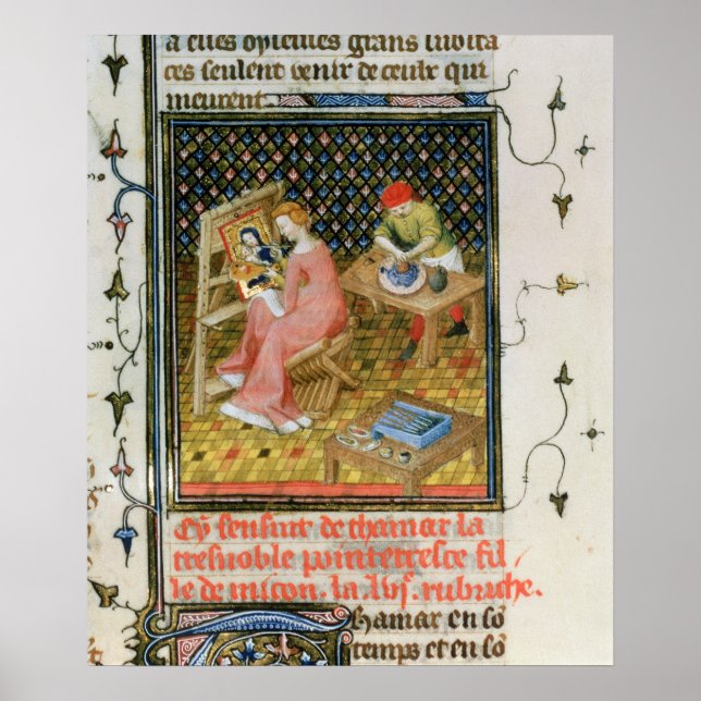 Die Geschichte Thamyris, von `De Claris' Poster (Vorne)