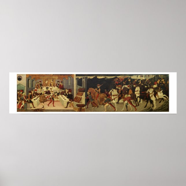 Die Geschichte von Alatiel, auf dem Pferd und in e Poster (Vorne)