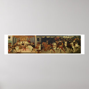 Die Geschichte von Alatiel, zu Pferd und bei einem Poster