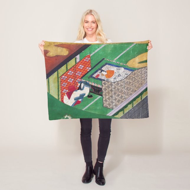 Die Geschichte von Genji, Tawaraya Sotatsu Fleecedecke (Beispiel)