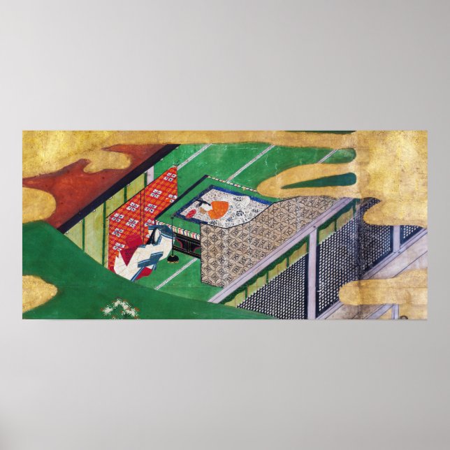 Die Geschichte von Genji, Tawaraya Sotatsu Poster (Vorne)