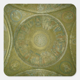 Die Geschichte von Joseph, Mosaik aus dem 3. Quadratischer Aufkleber