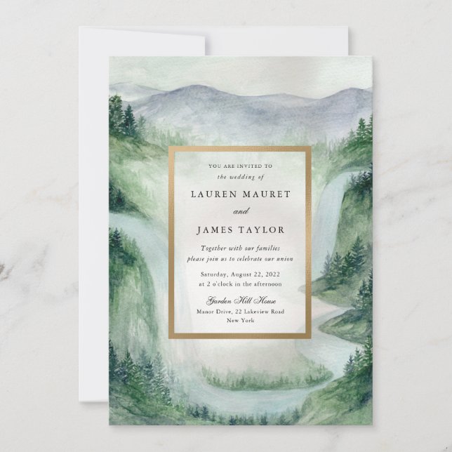 Die Geschichte von uns Einladung (Vorderseite)