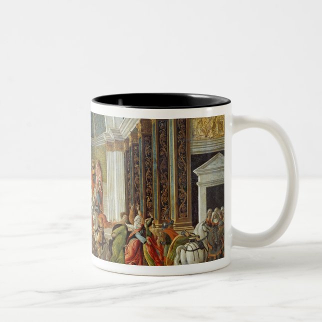 Die Geschichte von Virginia, c.1500 Zweifarbige Tasse (Rechts)