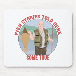 Die Geschichten der Fische haben hier einige wahre Mousepad