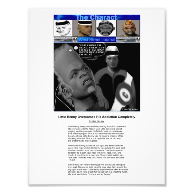 Die Geschichten von Charact Fotodruck (Vorne)