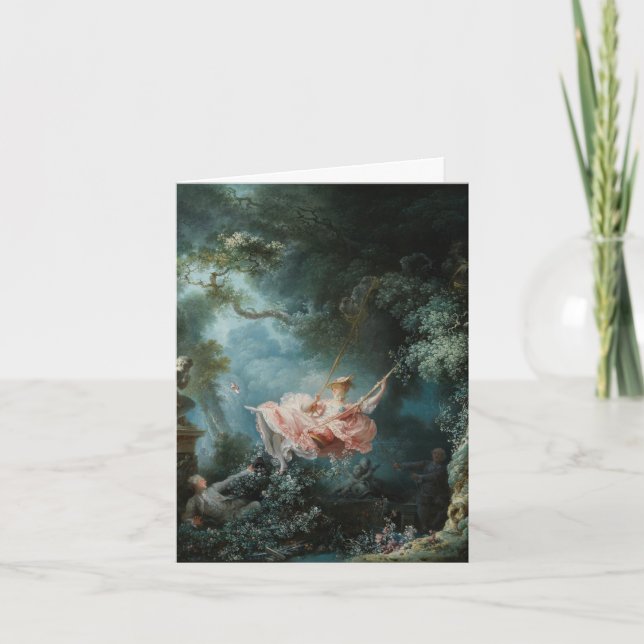 Die geschwungene Weihnachtskarte Feiertagskarte (Vorderseite)