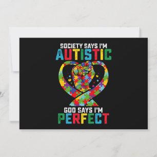 Die Gesellschaft sagt, ich bin Autistischer Gott s Einladung