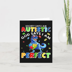 Die Gesellschaft sagt, ich bin Autistischer Gott s Karte