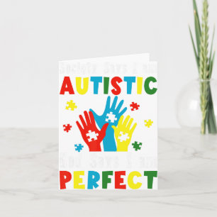 Die Gesellschaft sagt, ich bin Autistischer Gott s Karte