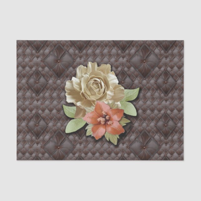 Die Gestaltung der 3D Lederakademie Seidenpapier (Vorderseite)