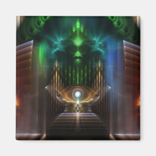 Die Gestaltung der Kunst des Oz-Fraktals Magnet