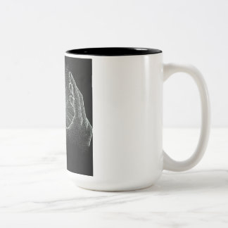 Die Gestaltung der Realität von morgen Zweifarbige Tasse