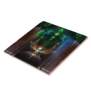 Die Gestaltung von Oz Fraktal Art Tile Fliese