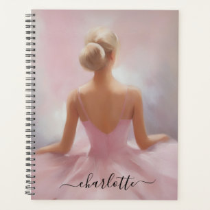 Die gestrichene Ballerina in Rosa Planer