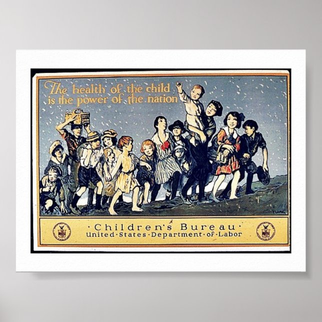 Die Gesundheit des Kindes ist der Power der Nation Poster (Vorne)