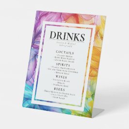 Die GETRÄNKE ÄTHERALblut Sockelschild