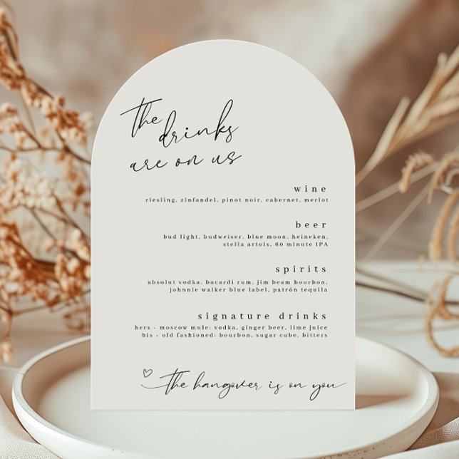 Die Getränke erhalten Sie auf der Minimalistischen Einladung (Von Creator hochgeladen)