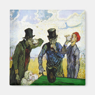 Die Getränke von Vincent van Gogh 1890 Magnet