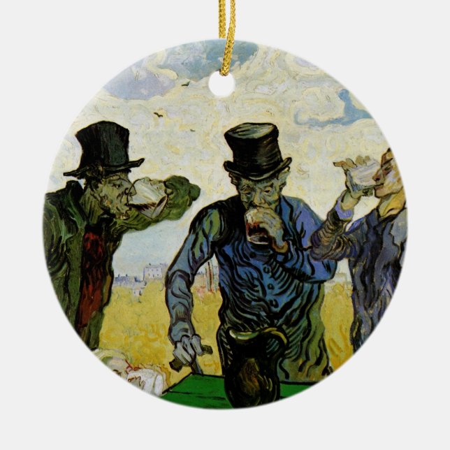 Die Getränke von Vincent van Gogh Keramikornament (Vorne)