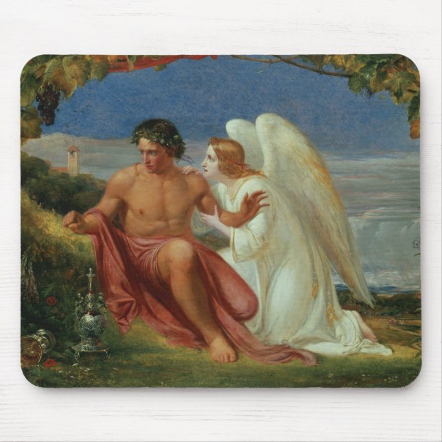 Die geweckte Gewissenhaftigkeit Mousepad (Vorne)