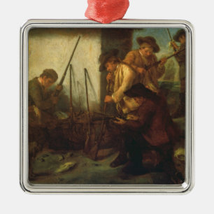 Die Gewehre (Öl auf Leinwand) vorbereiten Ornament Aus Metall