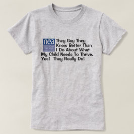 Die Gewerkschaft des NEA-Lehrers sagt T - Shirt