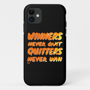 DIE GEWINNER KÖNNEN NIE motivierend QUITTER GEWINN Case-Mate iPhone Hülle