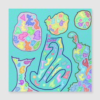 Die gezüchtete Candy Art Magnetkarte