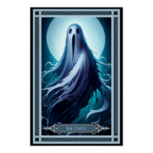 Die Ghost-Tarot-Karte Poster